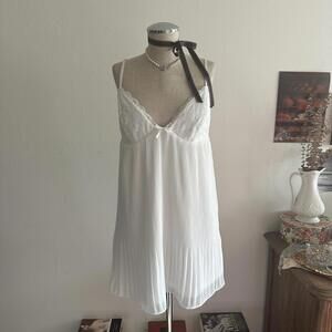 Princess Polly white babydoll dress